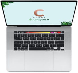 MacBook Pro 2017 i7-7700HQ 15" 16 GB RAM 256 GB SSD AMD Radeon Pro 555 macOS Sequoia Svensk Space Grey - Bronze stand