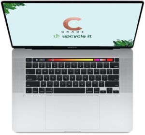 MacBook Pro 2017 i7-7700HQ 15" 16 GB RAM 256 GB SSD AMD Radeon Pro 555 macOS Sequoia Svensk Space Grey - Bronze stand