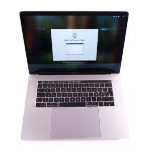 MacBook Pro 15" TB (2018) SpaceGrey |i7-8850H 2.60Ghz - 32GB RAM - 500GB NVME - 2880x1800 - Radeon 560X Pro 4GB - Bronze stand