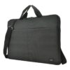 Recycled 15.6-16" Laptop sleeve, handles, strap, black