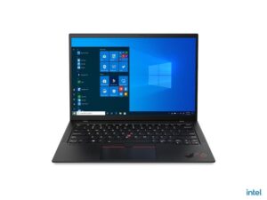 ThinkPad X1 Carbon Gen 9 Refurbished Intel® Core™ i5 i5-1135G7 Laptop 35,6 cm (14) 16 GB LPDDR4x-SDRAM 256 GB SSD Windows 11 Pro Sort - Sølv stand