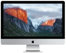 21,5" Apple iMac - Intel i5 7360U 2,3GHz 256GB SSD 8GB (Mid-2017) - Sølv stand