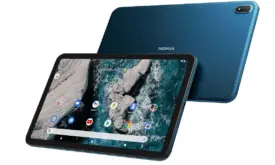 Nokia T20 LTE 64GB - Ocean Blue - Sølv stand