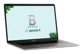 MacBook Pro 2018 i7-8850H 15" 16 GB 256 GB SSD AMD Radeon Pro 555X Nordisk Space Grey - Sølv stand