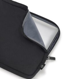 DICOTA Laptop Sleeve Eco BASE 13''-13.3'', Black - made from recycled PET-bottles