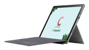 Surface Pro 7 256 GB 12.3" 8 GB Windows 11 Pro - Bronze stand
