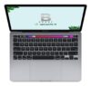 MacBook Pro i5-8257U 33 cm (13") 8 GB 256 GB SSD Nordisk Space Grey - Sølv stand