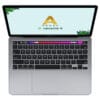 MacBook Pro Apple M M2 13.3" 16 GB 512 GB SSD macOS Monterey Nordisk Space Grey - Guld stand