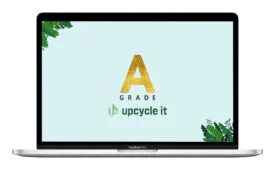 MacBook Pro i5-8259U 13.3" 16 GB 256 GB SSD Nordisk - Guld stand