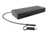 Lenovo ThinkPad Hybrid USB-C with USB-A Dock - Dockingstation - USB-C & C->A-adapter - 2 x HDMI, 2 x DP - 1GbE - 135 Watt - Genbrugt IT