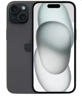 Apple iPhone 15 256GB (Sort) eSIM - Sølv stand