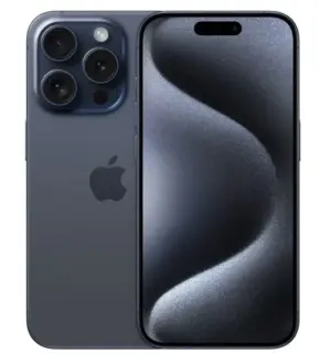 Apple iPhone 15 Pro 256GB  (Blue titanium) eSIM - Sølv stand