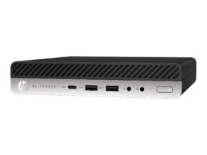HP EliteDesk 800 G5 Mini i5-9500T 8GB 256GB Intel UHD Graphics Windows 11 Pro - Guld stand - Guld stand