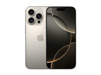Apple iPhone 16 Pro 6.3 256GB Naturlig titanium - Sølv stand