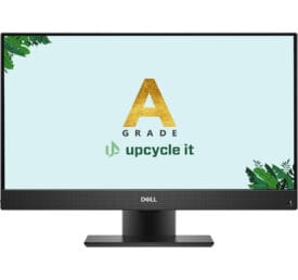 Inc. OptiPlex 7460 AIO i5-8400T 23.8" All-in-One PC 16 GB RAM 256 GB SSD Windows 11 Pro , Space Grey Certificeret renoveret - Guld stand