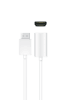 QNECT Adapter DisplayPort 1.4 male-HDMI female aud, 0.2m
