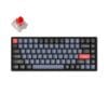Keychron K2 Pro QMK/VIA RGB Hot Swap - Pro Red - Gaming Tastatur - Uden Numpad - Nordisk - Sort