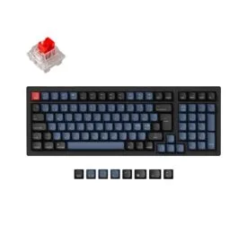 Keychron K4 Pro QMK/VIA Wireless RGB Hot Swap K Pro Red - ND - Gaming Tastatur - Nordisk - Sort
