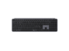 Keychron B6 Pro Ultra-Slim Wireless Keyboard Tri-Mode - Space Grey - Tastatur - Nordisk - Grå