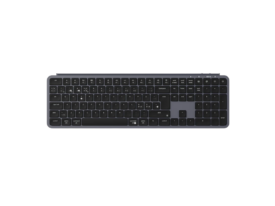 Keychron B6 Pro Ultra-Slim Wireless Keyboard Tri-Mode - Space Grey - Tastatur - Nordisk - Grå