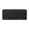 Keychron B1 Pro Ultra-Slim Wireless Keyboard Tri-Mode - Space Grey - Tastatur - Nordisk - Grå