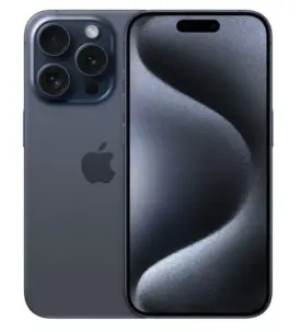 Apple iPhone 15 Pro Max 256GB (Blå Titanium) - Sølv stand