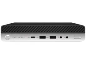 HP EliteDesk 800 G4 Mini - Intel i5 8500 3,0GHz 8GB 256GB NVMe Win11 Pro - Sølv stand