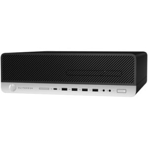 HP EliteDesk 800 G5 Lille i5-9500 8GB 256GB Intel UHD Graphics Windows 11 Pro - Guld stand