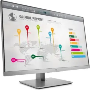 27'' HP EliteDisplay E273q - Full HD - Refurbished  - Sølv stand