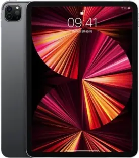 Apple iPad Pro 12,9" 5th gen 128GB WiFi + Cellular (Space Gray) - 2021 - Sølv stand
