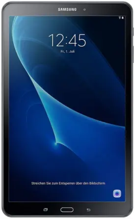 Samsung Galaxy Tab A T580 32 GB 10.1 - Sort - Sølv stand