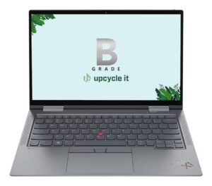 ThinkPad X1 Yoga Gen 6 i7-1185G7 Hybrid (2-i-1) 14" Touchskærm WUXGA 16 GB RAM 1 TB SSD Windows 11 Pro Nordisk Space Grey - Sølv stand
