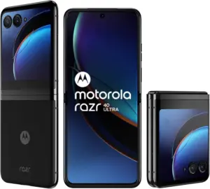 Motorola Razr 40 ULTRA 256GB (Infinite Black) - Sølv stand