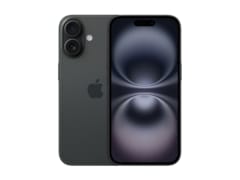 Apple iPhone 16 6.1 256GB Sort - Guld stand+