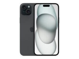 Apple iPhone 15 Plus 6.7 128GB Sort - Sølv stand