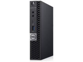 Dell OptiPlex 7080 Tiny i5-10500T 16GB 256GB Windows 11 Pro - Guld stand