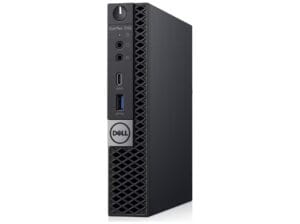 Dell OptiPlex 7080 Tiny i5-10500T 16GB 256GB Windows 11 Pro - Guld stand
