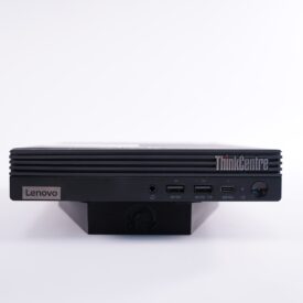 Lenovo ThinkCentre M70q Gen 3 Tiny - i5-12500T 2.0GHz - 16GB RAM - 256GB NVME - Sølv stand