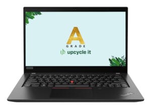 ThinkPad X395 AMD Ryzen 7 PRO 3700U 13.3" 16 GB RAM 512 GB SSD Windows 11 Pro Nordisk - Guld stand