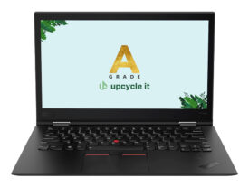 ThinkPad X1 Yoga Gen 5 i5-10210U Hybrid (2-i-1) 14" Touchskærm 8 GB RAM 256 GB SSD Windows 11 Pro Nordisk Space Grey - Guld stand