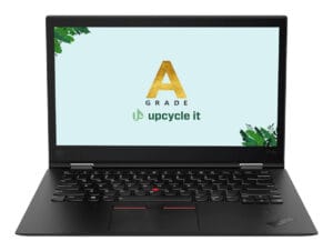 ThinkPad X1 Yoga Gen 5 i5-10210U Hybrid (2-i-1) 14" Touchskærm 8 GB RAM 256 GB SSD Windows 11 Pro Nordisk Space Grey - Guld stand