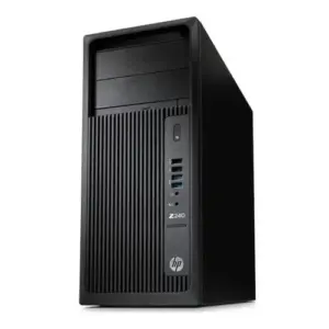 HP Z240 WorkStation - Intel i7-7700K 4,2GHz 240GB SSD + 1TB HDD 8GB - Nvidia RTX 2060 Win 10 Pro - Sølv stand