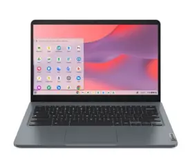 14" Lenovo 14e G3 Chromebook - Intel N100 3.4GHz 32GB eMMC 4GB Webcam Chrome OS - Guld stand