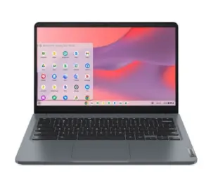 14" Lenovo 14e G3 Chromebook - Intel N100 3.4GHz 32GB eMMC 4GB Webcam Chrome OS - Guld stand