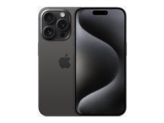 Apple iPhone 15 Pro 6.1 256GB Sort titanium - Guld stand