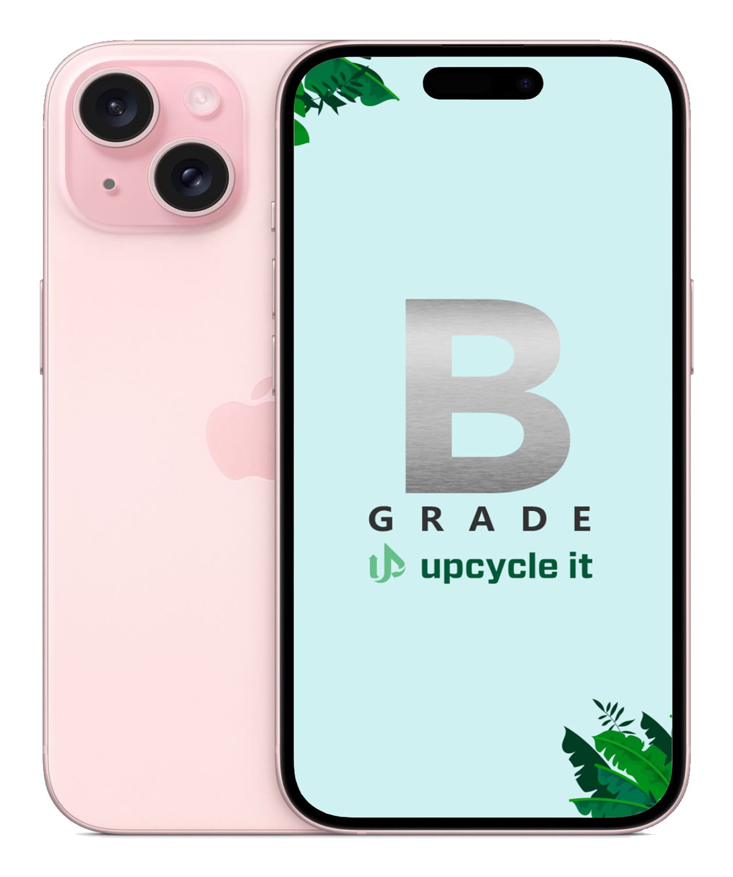 iPhone 15 15,5 cm (6.1") Dual SIM iOS 17 5G USB Type-C 128 GB Lyserød - Sølv stand iPhone 15 15,5 cm (6.1") Dual SIM iOS 17 5G USB Type-C 128 GB Lyserød - Sølv stand