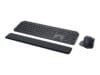 Logitech MX Keys Combo for Business Gen 2, Tastatur og mus-sæt, Trådløs, Nordisk