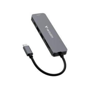 VERBATIM USB-C Essentials Multiport Hub 6 Port with RJ45