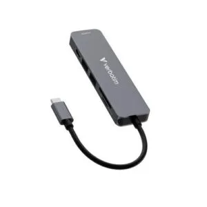 VERBATIM USB-C Essentials Multiport Hub 6 Port with RJ45