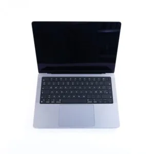 MacBook Pro 14" (2021) Space Gray - Apple M1 Max 3.2 GHz 10 core - 32GB RAM - 2TB NVME - 14" - 3024x1964  - Sølv stand